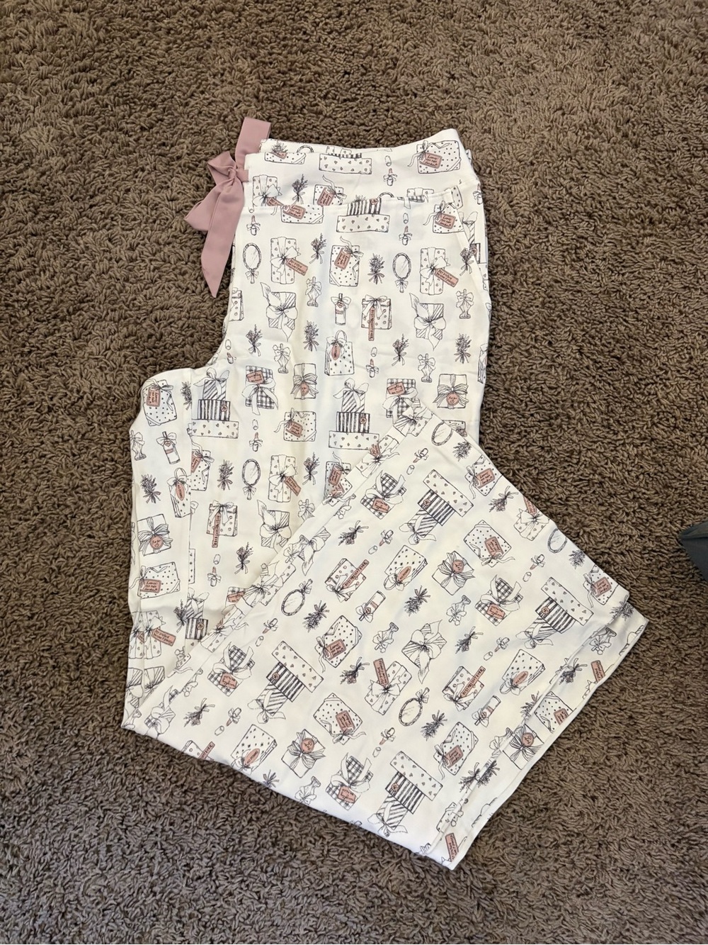 Soma Embraceable Pajama Pants Presents Ivory L